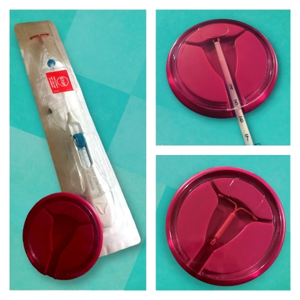 Images of an IUD training kit